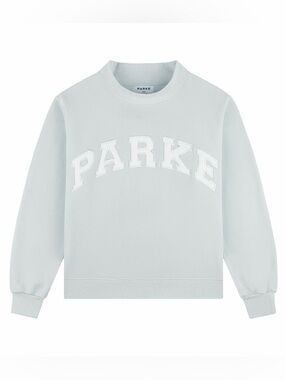 PARKE Varsity Mockneck Something Blue + White L/XL